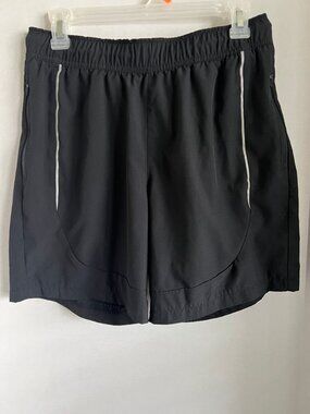 Men's Motion Activewear Shorts Size S 8" L Black
